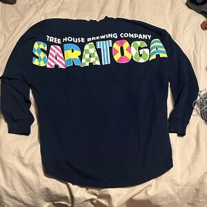 Navy Long Sleeve Saratoga Shirt